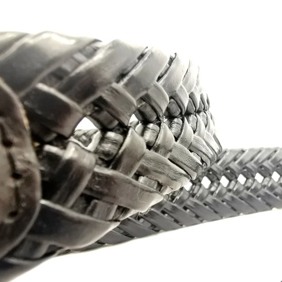 Dockers Men's 40 Black Braided Belt - Picture 8 of 10